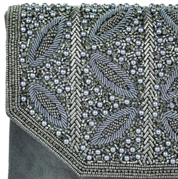Blue Charm Ladies Clutch Bag - Image 3