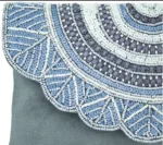 Grey Charm Ladies Clutch Bag - Image 3