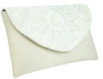 White Charm Ladies Clutch