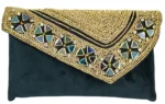 Black Golden Charm Ladies Clutch - Image 4